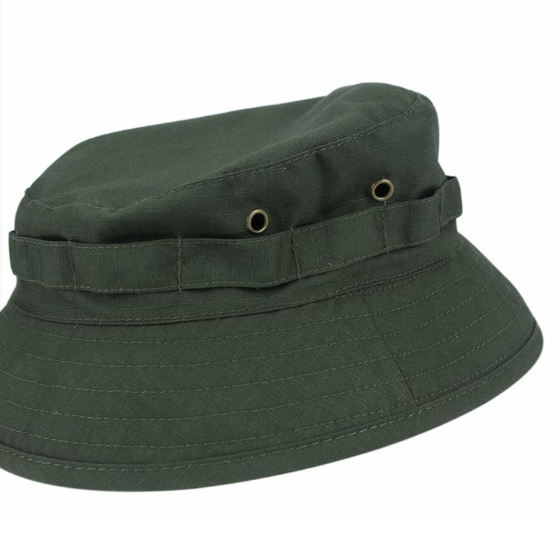 Fashion Flat Top Camo Summer Boonie Camouflage Travel Bucket t Hunting Fishing Adjustable Jungle Bush Cap Men's Hiking Panama_voghion.com