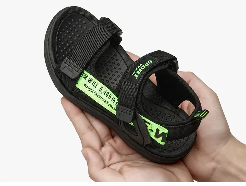Sandali per bambini per ragazze e ragazzi, con tacco basso, casual, sportivi, estivi, in pelle, morbidi, da spiaggia, NBGAGA 230606_voghion.com