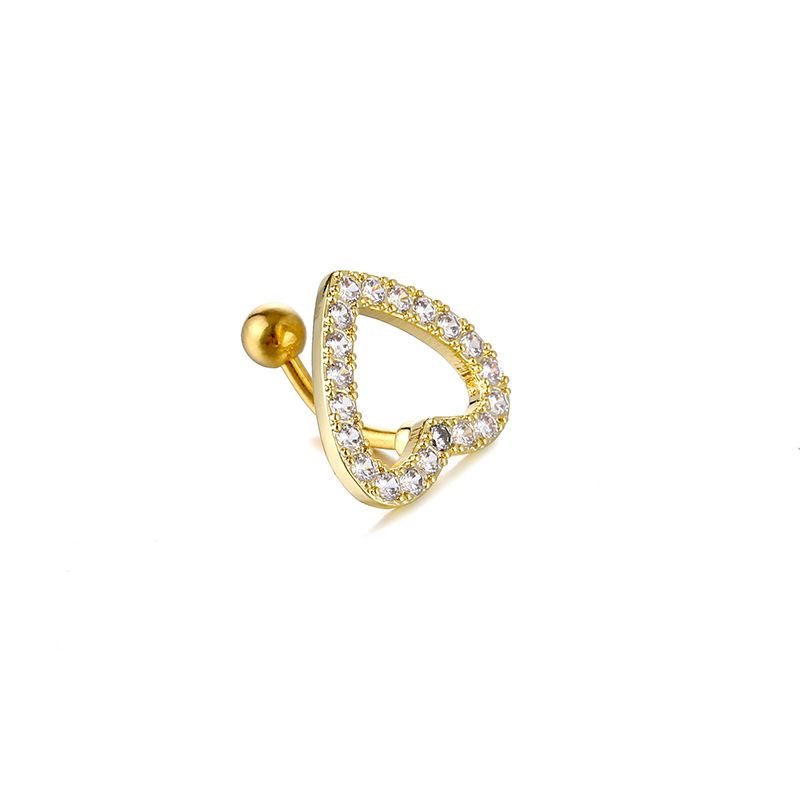 1Pc Cuore Anello Del Tasto di Pancia Anello Penetrante All'ombelico Cooper Anello Del Tasto di Pancia Penetrante Dei GioielliPircing Dell'ombelico Anello Pircing Ombelicale_voghion.com