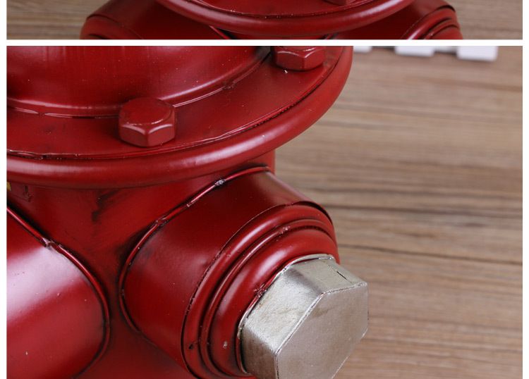 Retro fire hydrant model iron crafts home accessories decoration photography props can be_voghion.com