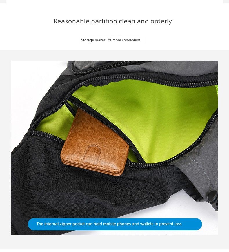 Sac à bandoulière multifonction imperméable pour homme, idéal pour les loisirs en plein air_voghion.com