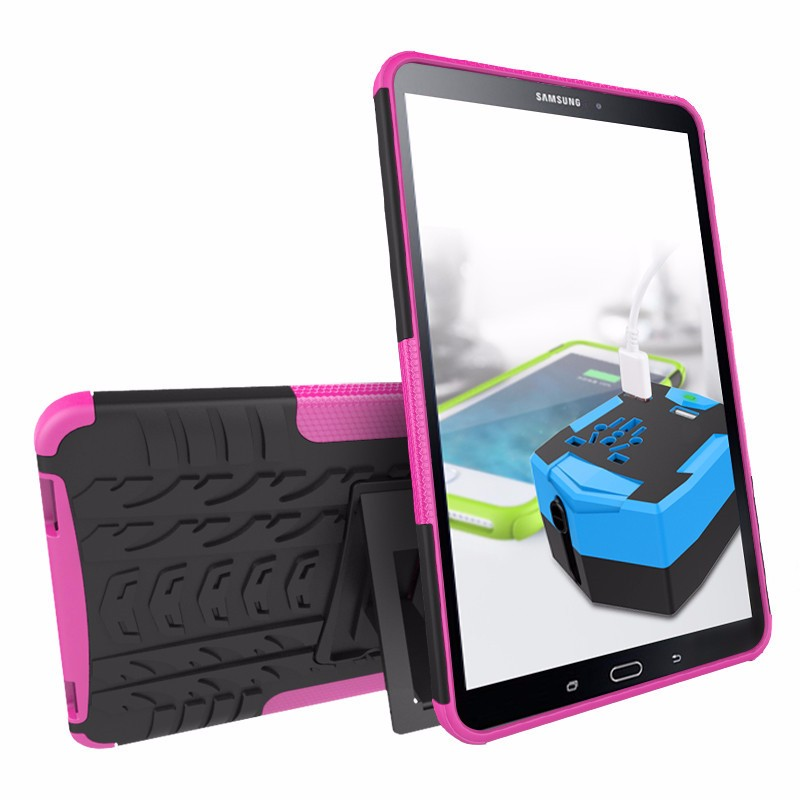 Für Samsung GALAXY Tab A A6 10,1 2016 fall T580 T585 T580N T585N 10,1 zoll Tablet TPU + PC Stoßfest Stand Abdeckung_voghion.com