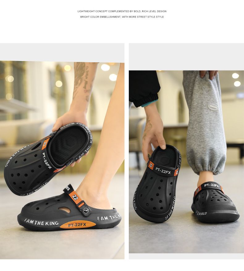 Scarpe con buco transfrontaliero nuovi sandali da uomo scarpe da spiaggia da uomo che escono EVA scarpe casual moda sandali da uomo_voghion.com