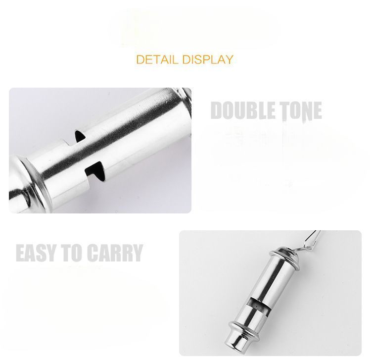 Silbato de metal de alta frecuencia para entrenamiento, salvavidas, policía, exteriores, aves, mascotas, árbitros, libre de armas nucleares, profesional, de tono alto._voghion.com