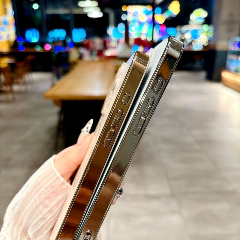 Luxury AG Nano Tempered Glass For Magsafe Case For IPhone 17 Air 16 15 14 13 12 11 Pro Max Plus Magnetic Wireless Charge Cover_voghion.com