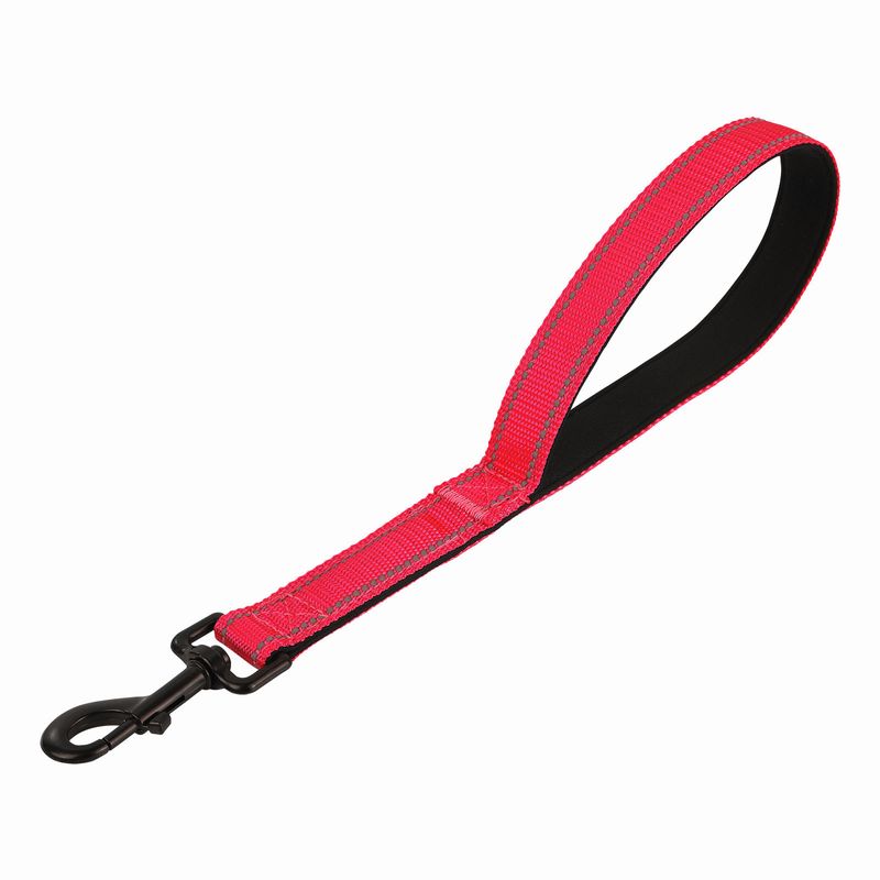 Reflective Medium And Large Soft Padded Solid Color Short For Pet Dogs, Travel Dog Leash_voghion.com