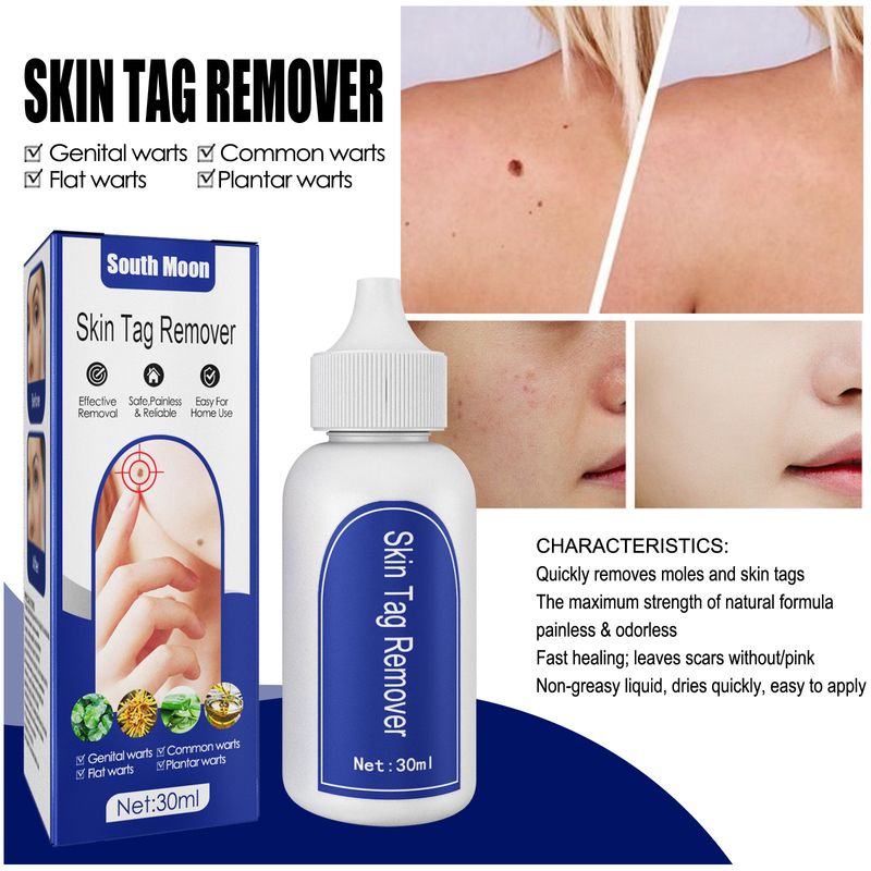 South Moon Clear Genital Flat Barb Removing Filamentous Verruca, Herbal Verruca Suppressing Liquid_voghion.com