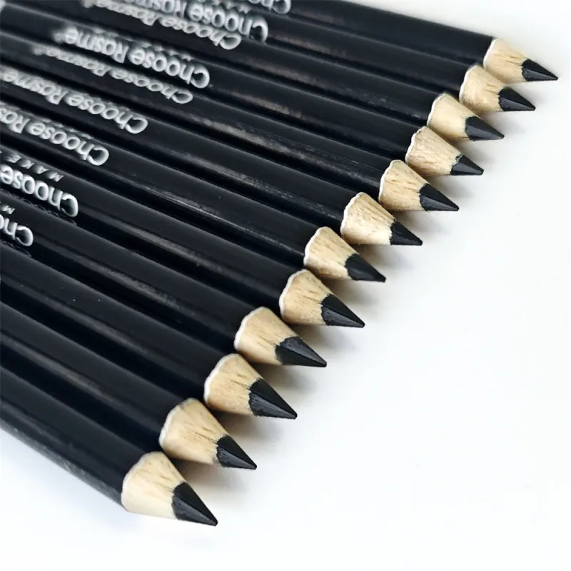 1Pc High Pigmented Eyeliner Pencil Hard Refill Smooth Black Wooden&Liquid Eyeliner Eyebrow Pencil Long-Lasting Cosmetics Makeup_voghion.com