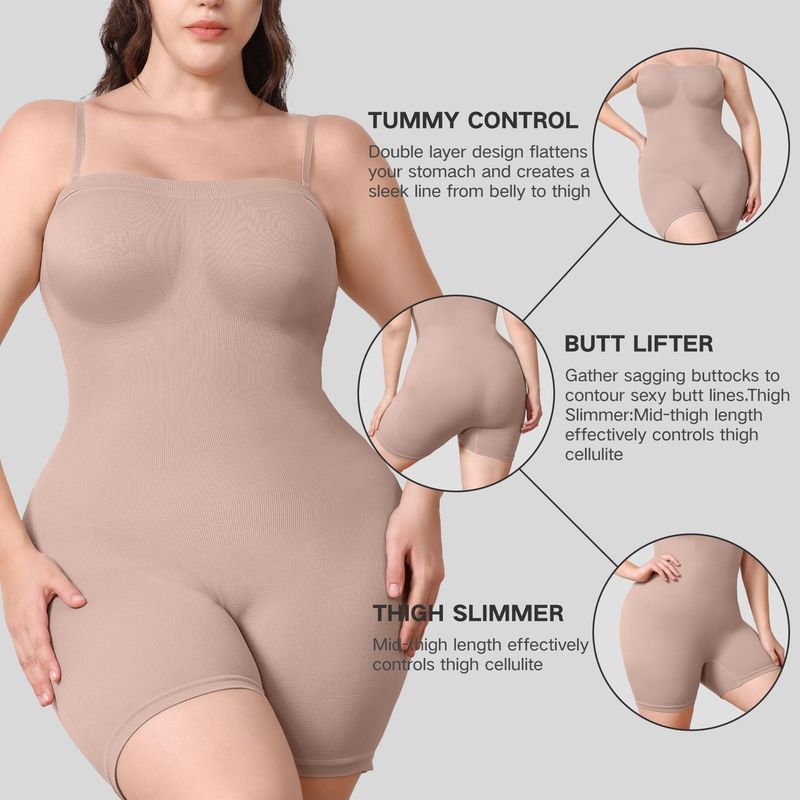 tuta a tubino senza cuciture un pezzo collant da donna che solleva l'addome e i fianchi tuta_voghion.com