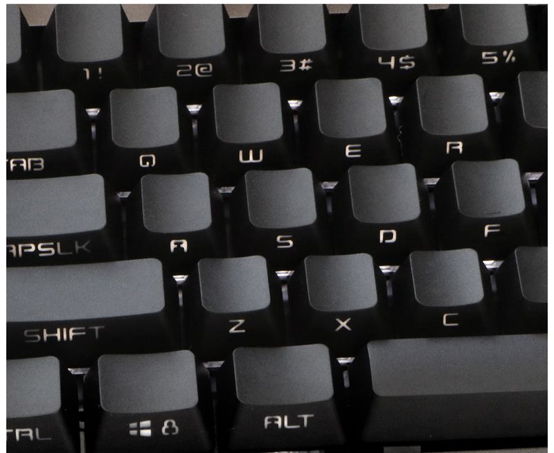 OEM Black White PBT Transparent Customized Nical Keyboard_voghion.com