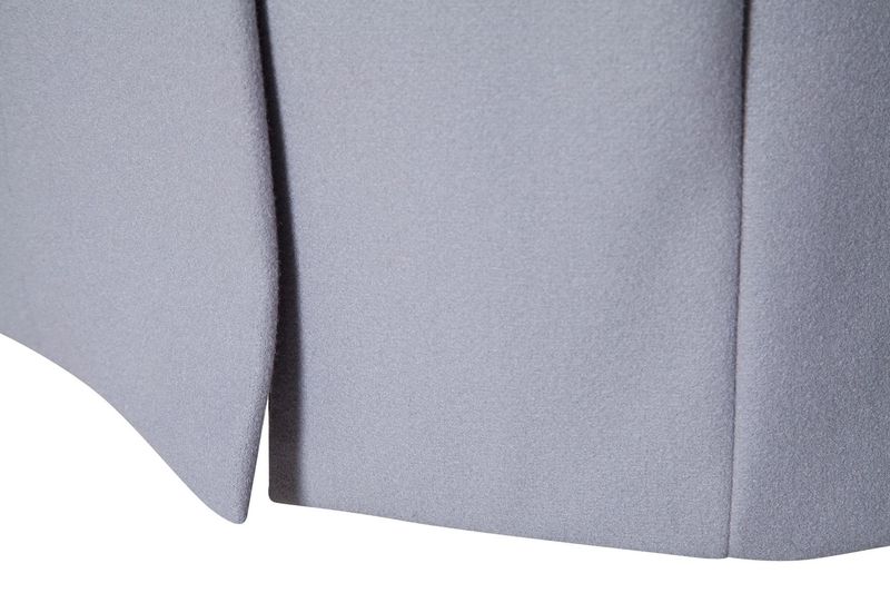 Men's Slim Fit Long Trench Coat - Double Breasted Wool Blend Overcoat For Autumn & Winter (Khaki/Black/Dark Gray/Light Gray)_voghion.com