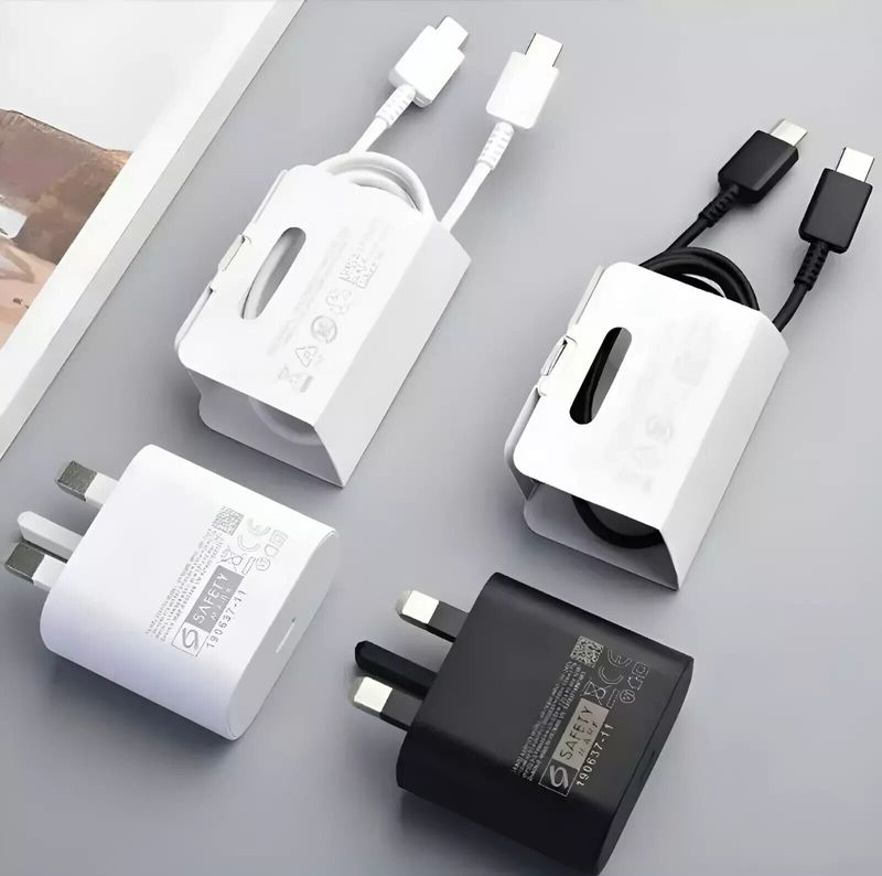 25W Original Super Schnellladegerät Adapterstecker mit Kabel für Samsung Galaxy Handys_voghion.com