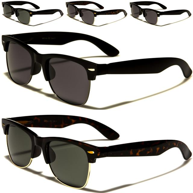 CLASSIC BLACK BROWN POLARIZED SUNGLASSES RETRO VINTAGE DRIVING MENS LADIES WOMEN_voghion.com
