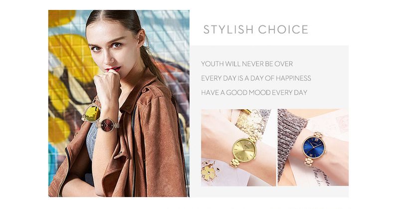 Women's Elegant Roman Numeral Quartz Watch With 30M Water Resistance, Alloy Band & Case, Minimalist Round Dial Roman Letter Simple Watch_voghion.com