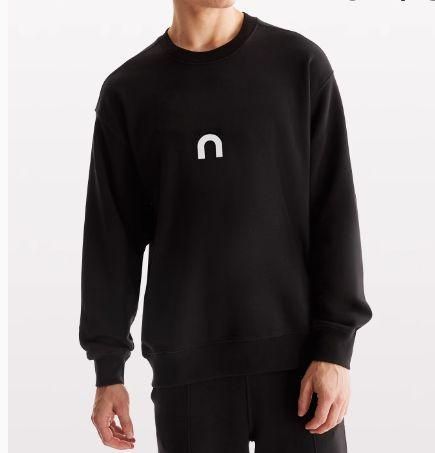 Maglione girocollo in pile polare tinta unita, da uomo, in cotone color caramella, a maniche lunghe, abbigliamento da lavoro_voghion.com