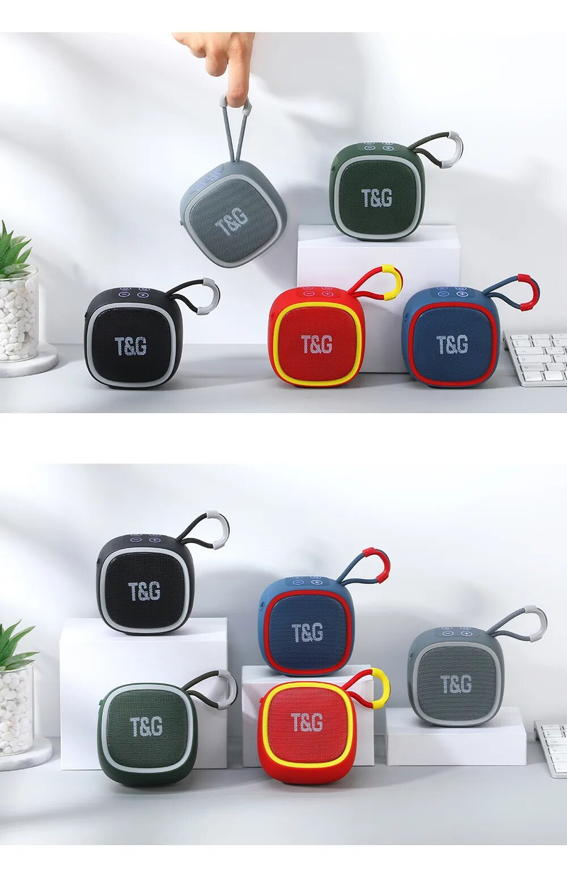 Outdoor Riding TG659 Bluetooth Speaker Mini Wireless Speakers FM Radio TF Card Music Player BT5 USB Portable Loudspeaker_voghion.com
