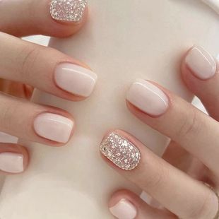 Nails Art Simple Wear Nail Patches Pure Desire Nail Art Ins Style Decorations Nails_voghion.com