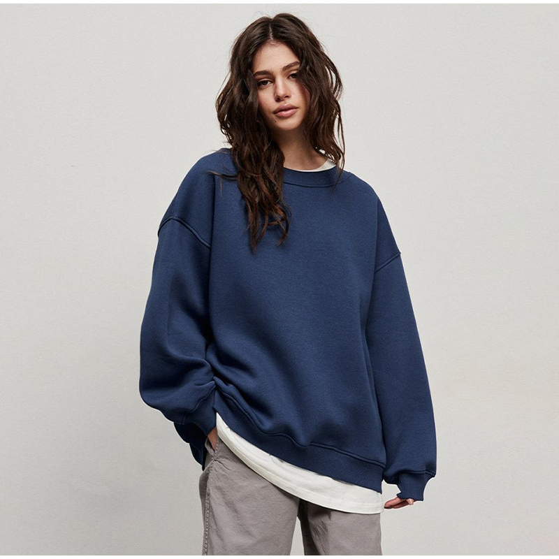 Felpa oversize Y2K solida moda donna 2023 felpe con cappuccio Hip Hop autunno pullover da skateboard vintage femminile High Street_voghion.com
