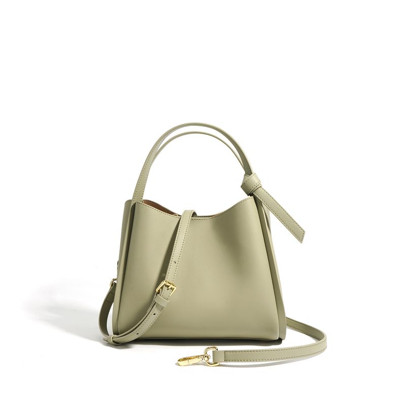 Borsa a tracolla coordinata in vera pelle, stile semplice e alla moda, da pendolare_voghion.com