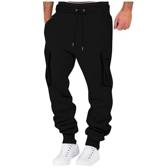 Men’s Retro Casual Pants – Loose Straight Fit, Versatile & Comfortable Sweatpants_voghion.com
