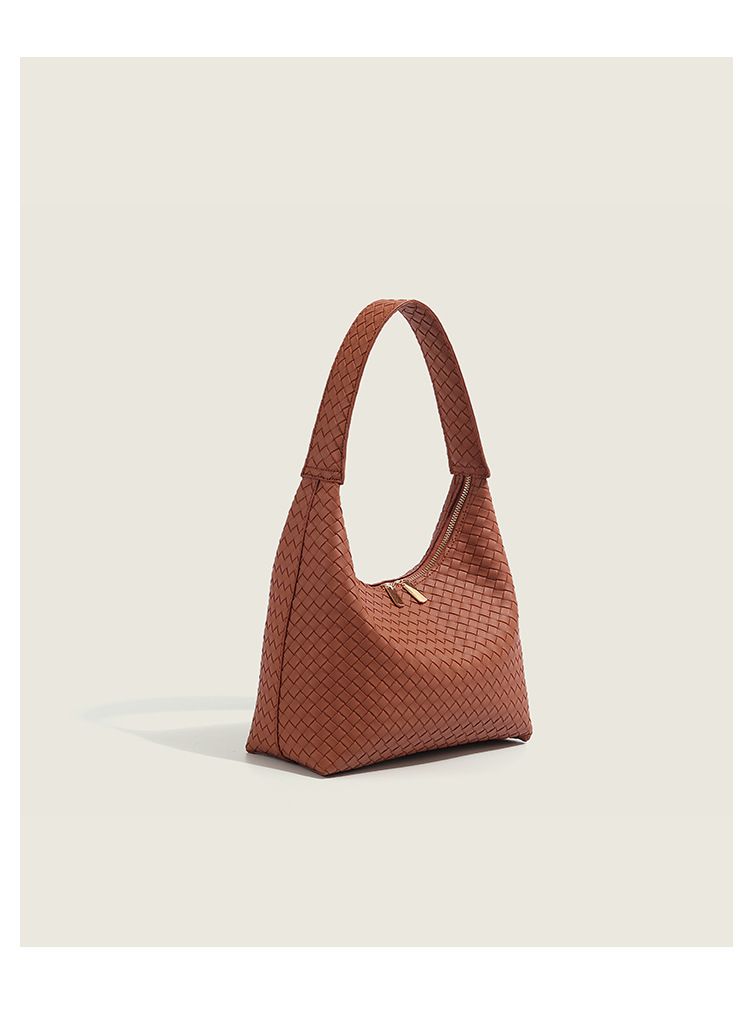 Nuova versione coreana, borsa a tracolla singola da donna in tessuto di grande capacità, alla moda e versatile, leggera e lussuosa_voghion.com