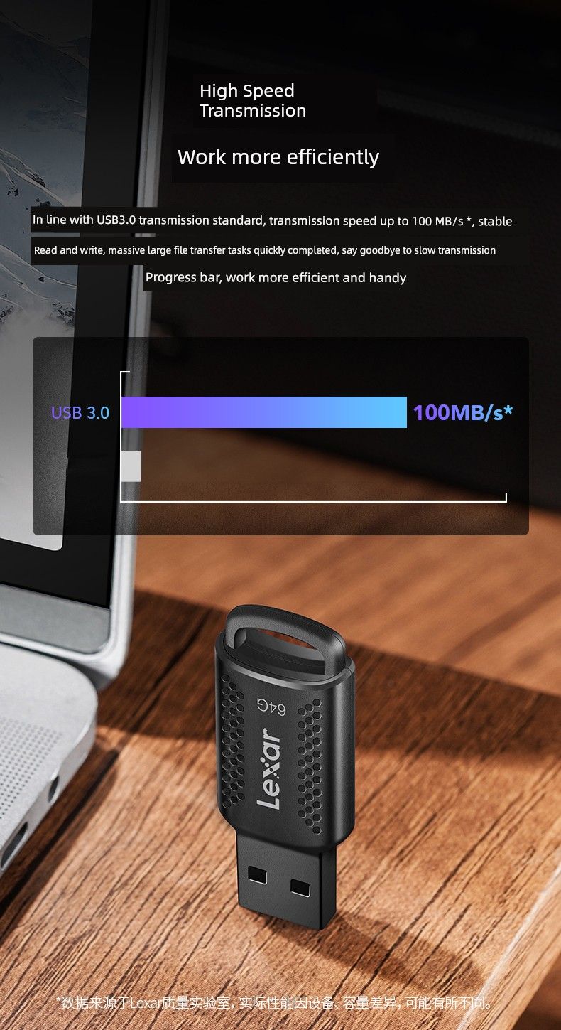 Lexsha V400 32/64G/128 USB3.0 ad alta velocità USB Flash Disk Car Computer Fori per fascette generali_voghion.com