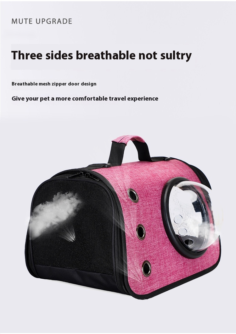 Cat Bag New Klapp Handheld Space Capsule Pet Bag Oxford Stoff Fir Outdoor Crossbody Portable Atem Komfortabel Kaz an Hond Rucksak_voghion.com