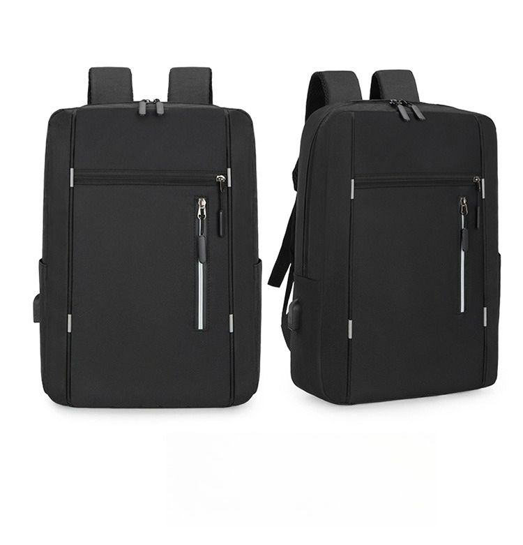 Multifunctional Men's Schoolbag Backpack Three-piece Set Large-capacity Business Computer Backpack_voghion.com