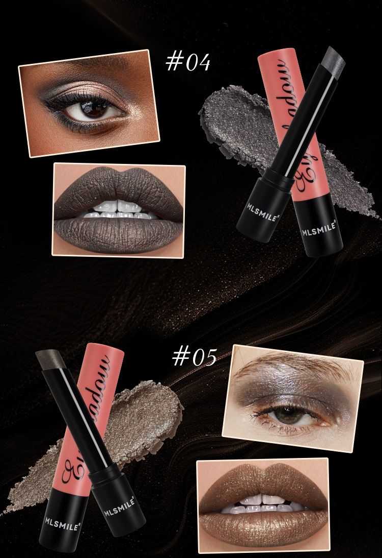 Lipstick eyeshadow stick Lazy eye makeup waterproof non-smudging pearl eyeshadow lying silkworm pen_voghion.com