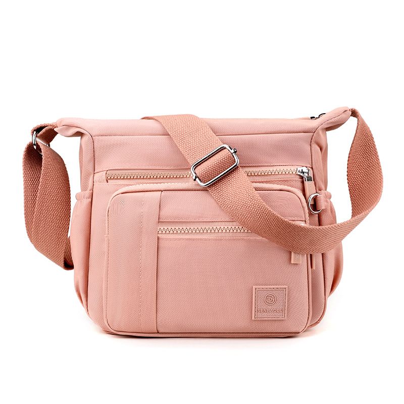 Simple For Women With Multiple Compartments, Casual Versatile Women's Textured Travel Shoulder Bag, Large Capacity_voghion.com