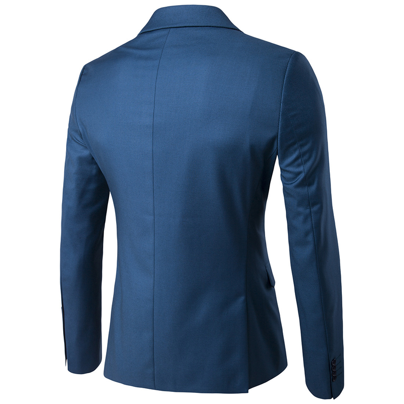 Business casual suit three-piece groomsman wedding one-button suit S-6XL_voghion.com