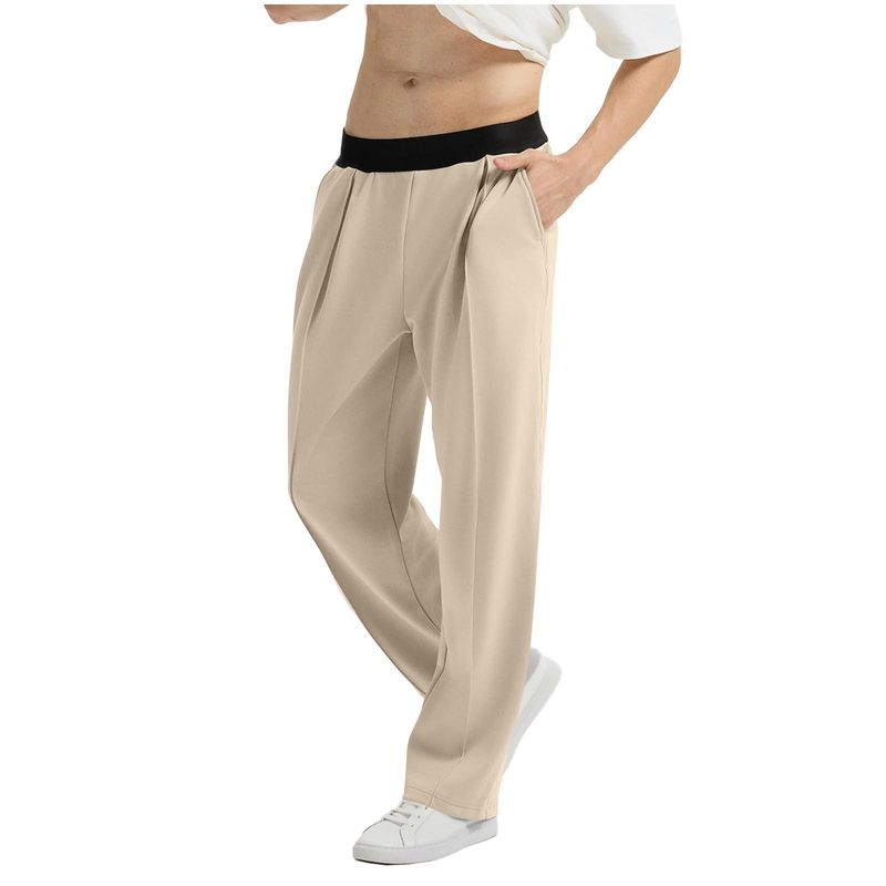 Herrenbekleidung Neue Herren Nähte Lässige Strickhose_voghion.com