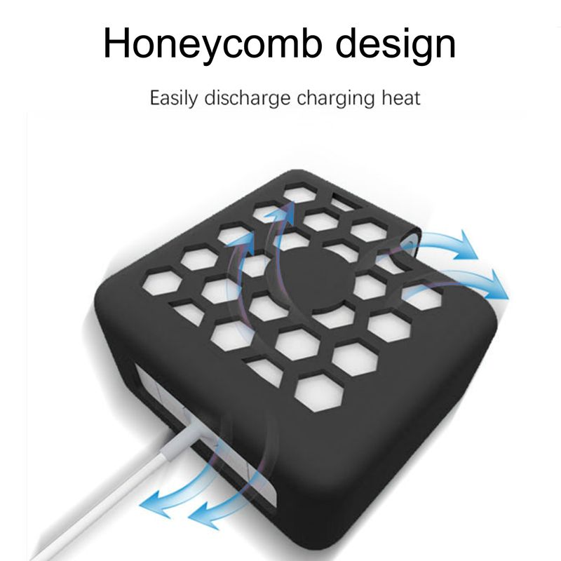 Kunjiuyou Protective Case Soft Silicone Dustproof Laptop Charger Adapter Cover Protector for Book Air/Pro/Touch_voghion.com