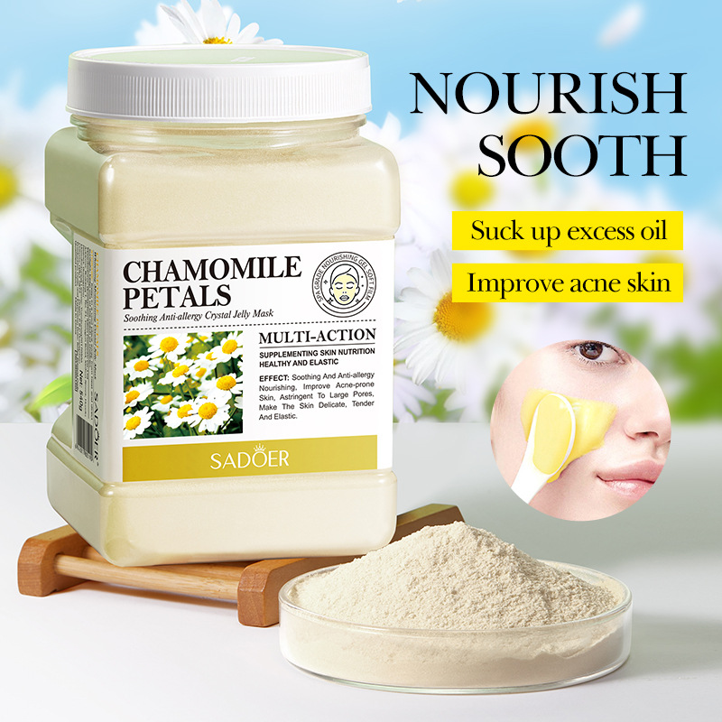 All English SADOER Chamomile Soothing and Sensitive Soft Film Powder Smearing Moisturizing facial mask_voghion.com