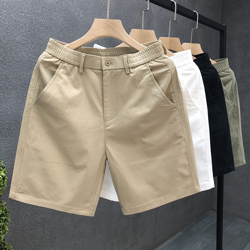 Herrenbekleidung Shorts Herren Sommer Fünf-Punkt-Hose Hose Trendy Sommer Casual Dünne 5-Punkt-Strandhose Mittellange Hose Trendy_voghion.com