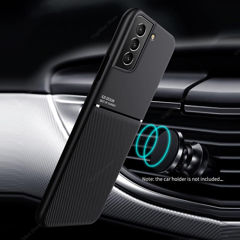 Lederen Textuur Magneet Case Voor Samsung Galaxy A53 A52S A52 5G A54 A33 A13 S23 S22 S21 S20 Ultra plus S21 FE Auto Magnetische Cover_voghion.com