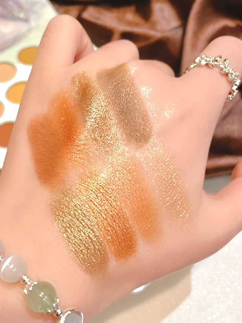 35 matte perlglanz feine flash erde milch tee farbe student erschwinglichen lidschatten platte_voghion.com