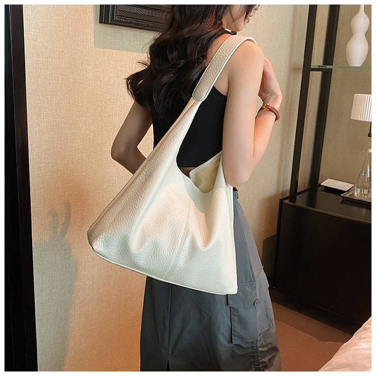 Damentaschen Modische Pendlertasche mit großem Fassungsvermögen für Damen, neue vielseitige Nischentextur, beliebte Handtasche, Beuteltasche_voghion.com