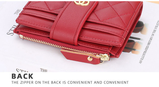 New Women Wallets Fashion PU Leather Top Quality Female Purse Short Card Holder Brand Wallet For Women_voghion.com
