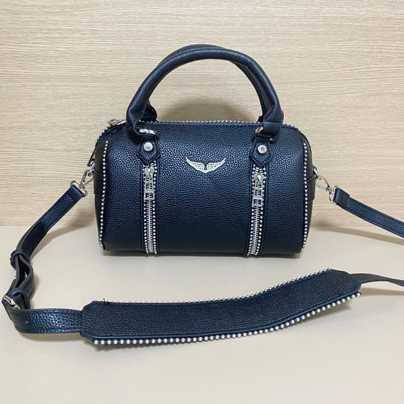 Borsa a tracolla in PU nera, nuova moda 2025, design di lusso, casual, da donna_voghion.com