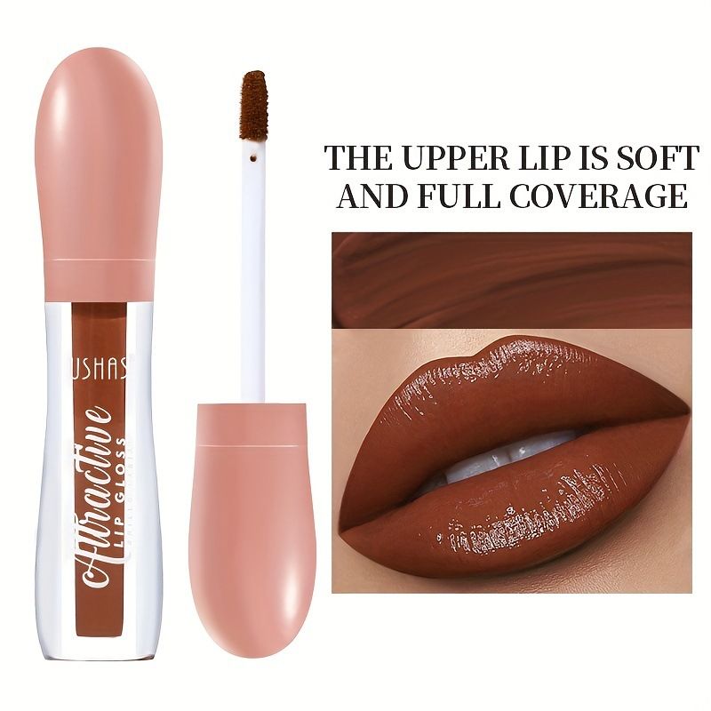 USHAS6 matte velvet gloss lip gloss, long-lasting liquid lipstick, non stick cup_voghion.com