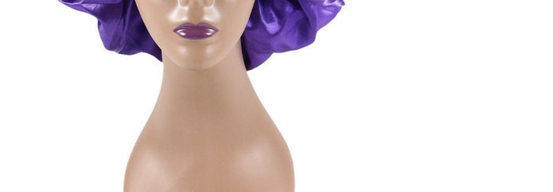 Afrikaanse breedgerande zachte elastische bedrukte slaapmuts satijnen Bonnet koepel schoonheid haarverzorgingsmuts douchemuts_voghion.com