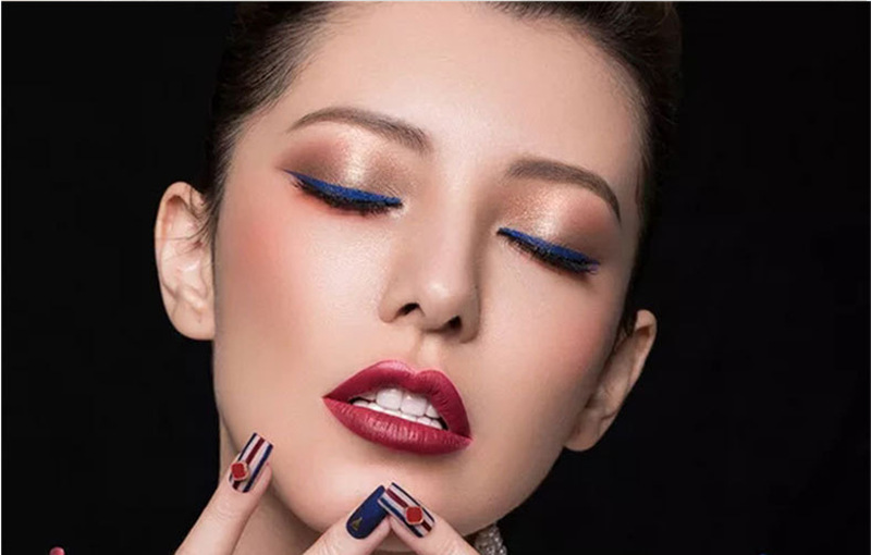 GLAZZI Lipliner Eyeliner Doppelkopf wasserfester Augenbrauenstift mit Messerhobel Make-up-Stift_voghion.com