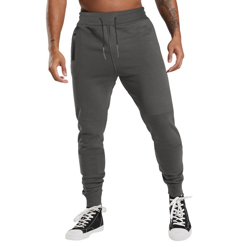 Leichte Jogginghose für Herren, atmungsaktiv, zum Wandern, Joggen, Laufen, Stretch, für Übungen und Workouts, mit Reißverschlusstasche_voghion.com