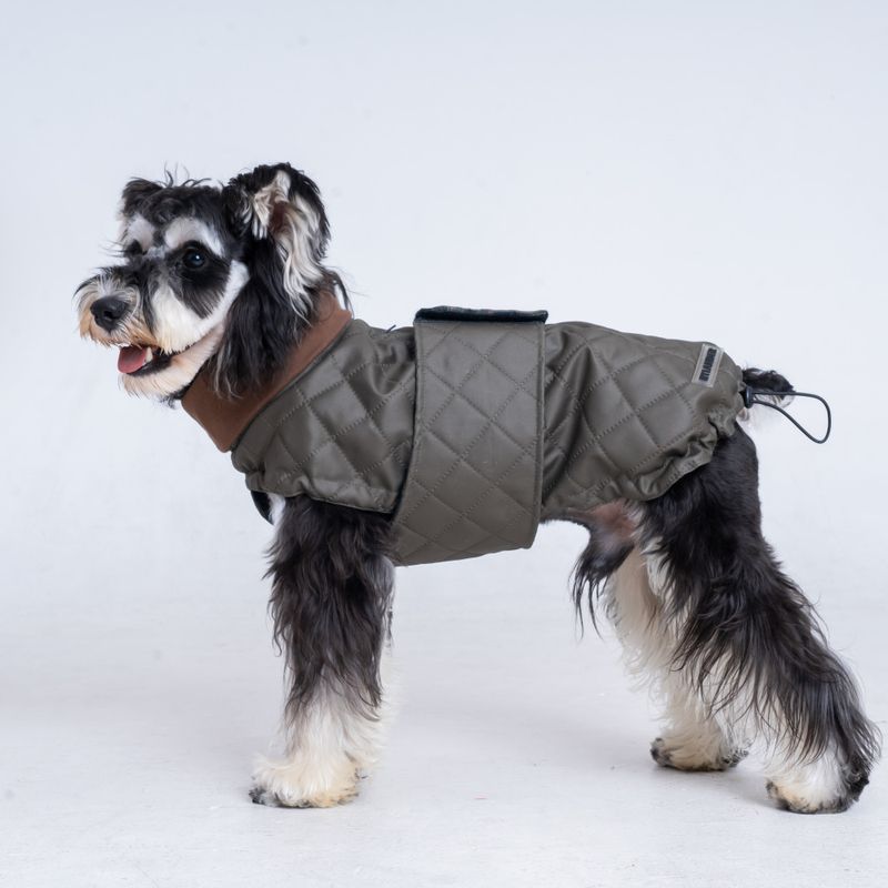 Clothing Autumn Winter Cotton Coat Cape Quilted High Collar Pet Apparel Dog Jacket_voghion.com
