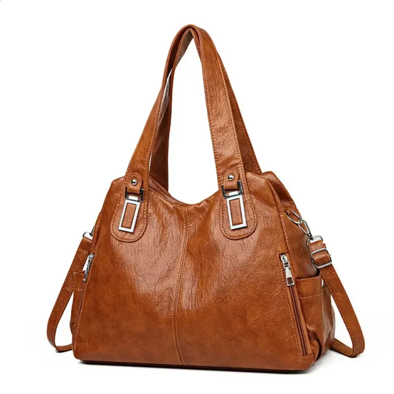 Borsa a tracolla Ious Messenger Bag di alta qualità, grande capacità, con cerniera a doppio strato 240927_voghion.com