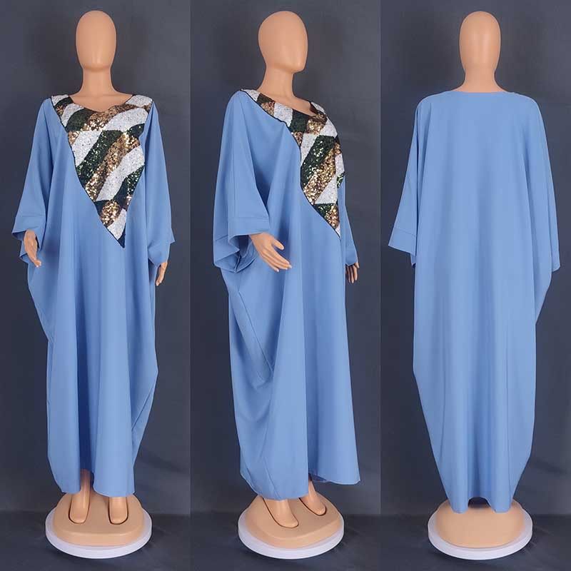 Damenbekleidung Langes Burka-Kleid_voghion.com