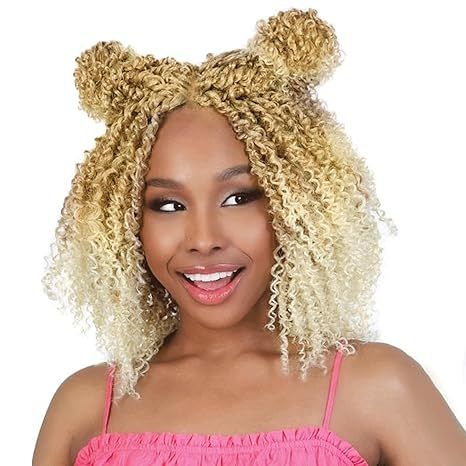 Yanky Twist Crochet Curls Wig - Instant Noodle Style, Lightweight & Natural Look_voghion.com
