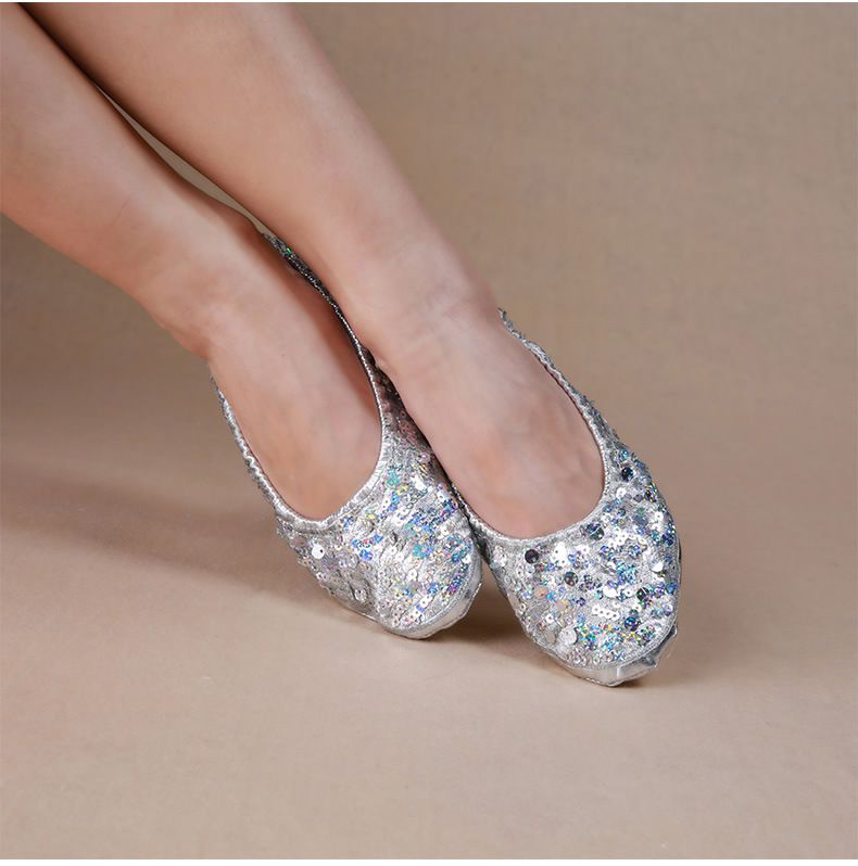 Tanzschuhe Große und Kleine Runde Gold Übungsschuhe Bauchtanz Performance Schuhe Bauchtanz Übungsschuhe Trainingsschuhe Bauchtanzschuhe_voghion.com