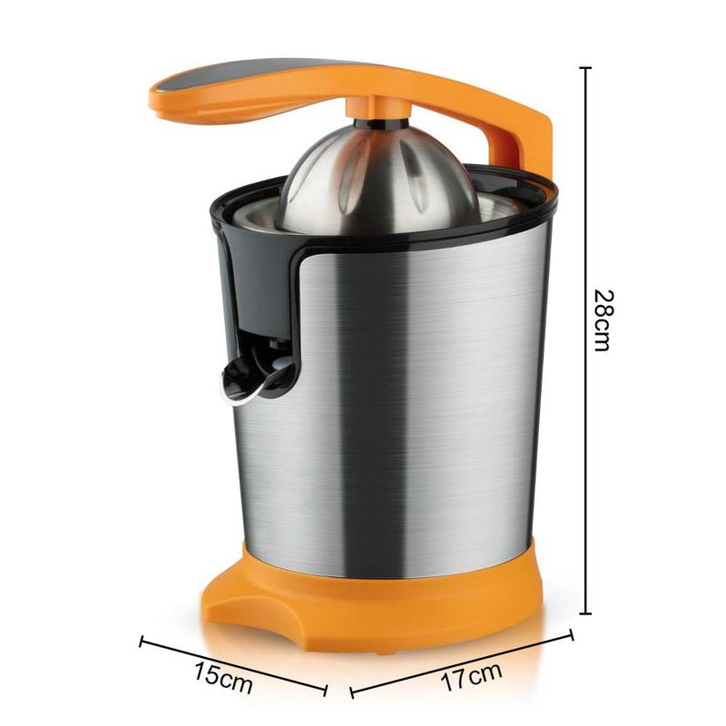 220V EU Electric Fresh Juicer - Fully Automatic Pure Fruit Orange Juice Separator_voghion.com